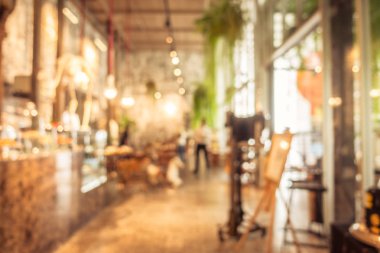 Soyut bulanıklık ve ufuk restoran ve kafe Cafe Inte