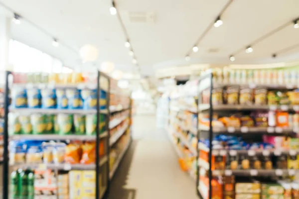 Abstract Blur Defocused Supermarket Retails Shopping Background — Stock Photo, Image