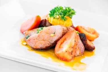 Et tatlı soslu ızgara duck meme