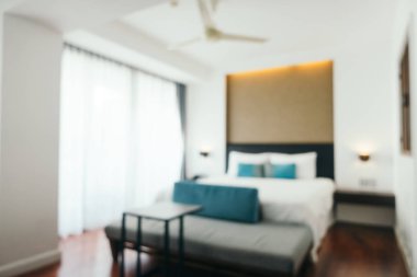 Soyut bulanıklık yatak odası