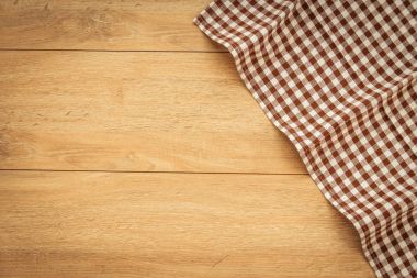 Ahşap masa kopya adlı kullanıcının alanı - Vintage filtre ile üzerinde mutfak bezi