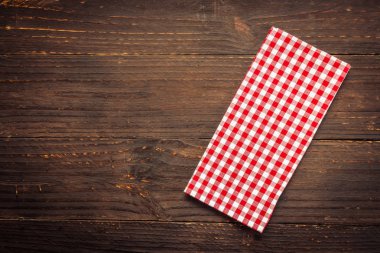 Ahşap masa kopya adlı kullanıcının alanı - Vintage filtre ile üzerinde mutfak bezi