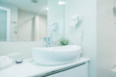 Soyut bulanıklık ve ufuk banyo ve tuvalet iç