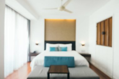 Soyut bulanıklık yatak odası