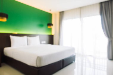 Soyut bulanıklık yatak odası