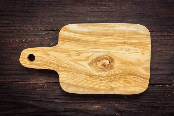 Kopya alanı ile ahşap arka plan ağaç kesme tahtasında