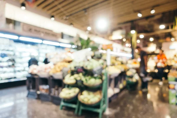 Abstrato blur supermercado no shopping center e loja — Fotografia de Stock