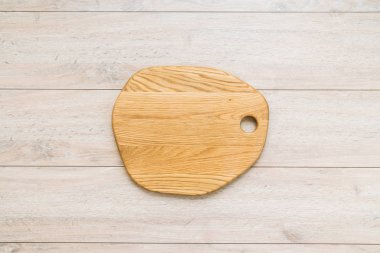 Kopya alanı ile ahşap arka plan ağaç kesme tahtasında