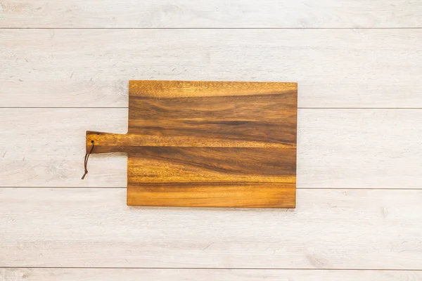 木制背景木材切割板的复制空间 — 图库照片