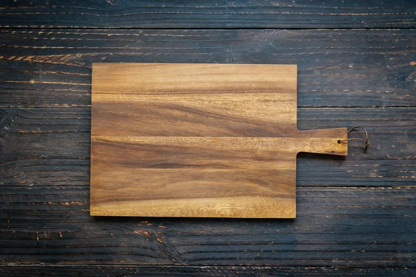 木制背景木材切割板的复制空间 — 图库照片