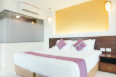 Soyut bulanıklık yatak odası