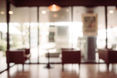 Soyut bulanıklık ve ufuk Restoran iç