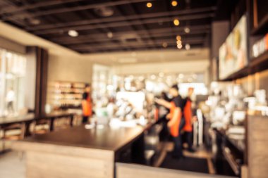 Soyut bulanıklık kahvehane kafe ve Restoran iç