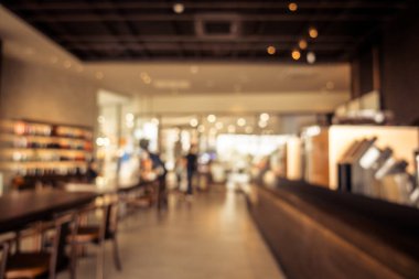 Soyut bulanıklık kahvehane kafe ve Restoran iç