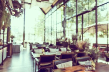 Soyut bulanıklık kahvehane kafe ve Restoran iç
