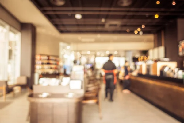 Abstraktní rozostření kavárně café a restaurace interiér — Stock fotografie