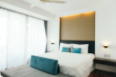 Soyut bulanıklık yatak odası