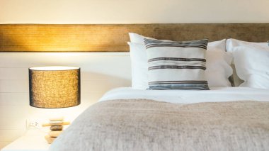 Yastık Yatak Dekorasyon yatak odası iç ışık lamba - filtre işleme ile