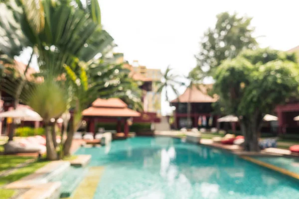 Hotel resort arka plan için soyut bulanıklık yüzme havuzunda