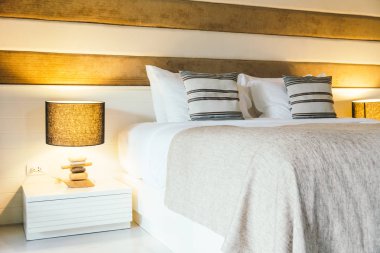 Yastık Yatak Dekorasyon yatak odası iç ışık lamba - filtre işleme ile