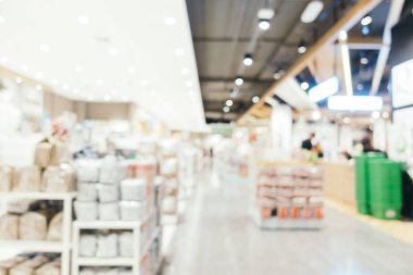 Soyut bulanıklık alışveriş merkezi deparmet mağaza iç arka planı için