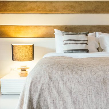 Yastık Yatak Dekorasyon yatak odası iç ışık lamba - filtre işleme ile