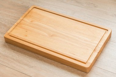 Kopya alanı ile ahşap arka plan ağaç kesme tahtasında