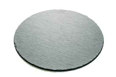 Beyaz arka plan üzerinde izole siyah taş kayrak