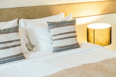 Yastık Yatak Dekorasyon yatak odası iç ışık lamba - filtre işleme ile