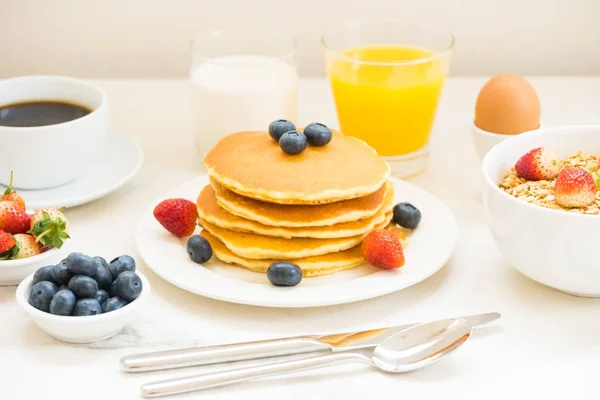 Healthy Breakfast set — Stock Photo, Image