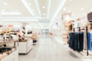 Soyut bulanıklık alışveriş merkezi deparmet mağaza iç