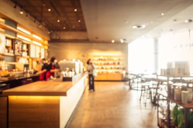 Soyut bulanıklık ve ufuk kahvaltı büfesi otel Restoran iç arka plan - Vintage filtre için