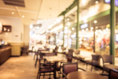 Soyut bulanıklık ve ufuk kahvaltı büfesi otel Restoran iç arka plan - Vintage filtre için