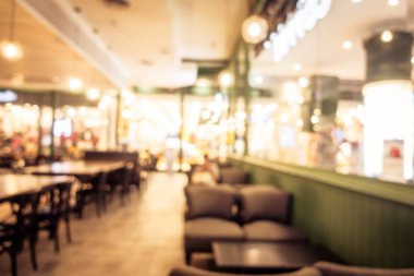 Soyut bulanıklık ve ufuk kahvaltı büfesi otel Restoran iç arka plan - Vintage filtre için