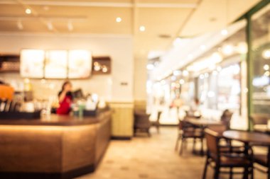 Soyut bulanıklık ve ufuk kahvaltı büfesi otel Restoran iç arka plan - Vintage filtre için