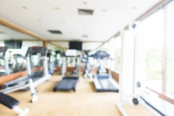 Abstract Blur Defocused Sport Fitness Equipment Gym Interior Background — Stock Photo, Image