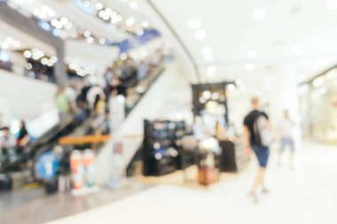 Arka plan için mağaza alışveriş merkezi iç bulanıklık