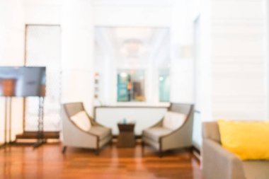 Soyut bulanıklık ve ufuk güzel lüks otelin lobi ve arka plan için iç salon