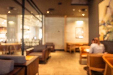 Soyut bulanıklık ve ufuk kahvaltı büfesi otel Restoran iç arka plan - Vintage filtre için