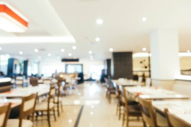 Soyut bulanıklık ve ufuk kahvaltı büfesi otel Restoran iç arka plan - Vintage filtre için