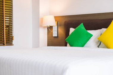 Konfor yastık yatak yatak odası dekorasyon iç