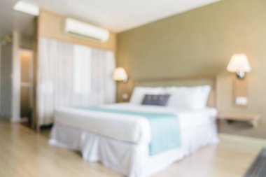 Arka plan için soyut bulanıklık ve ufuk yatak odası iç ve