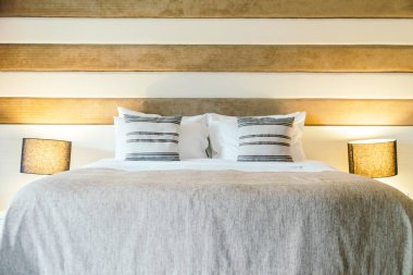 Yastık Yatak Dekorasyon yatak odası iç ışık lamba - filtre işleme ile