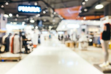 Soyut bulanıklık alışveriş merkezi deparmet mağaza iç arka planı için