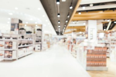 Soyut bulanıklık alışveriş merkezi deparmet mağaza iç arka planı için