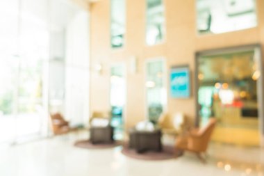 Bulanıklık otel soyut ve iç lobi