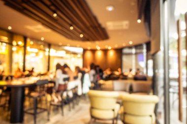 Soyut bulanıklık ve ufuk kafe Cafe ve Restoran
