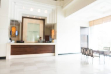 Soyut bulanıklık ve ufuk güzel lüks otel lobisinde ve lou