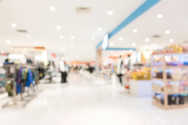 Borrão abstrato e shopping center desfocado em loja de departamento — Fotografia de Stock