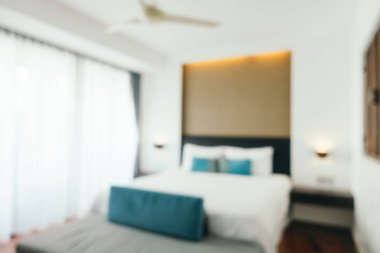 Soyut bulanıklık yatak odası